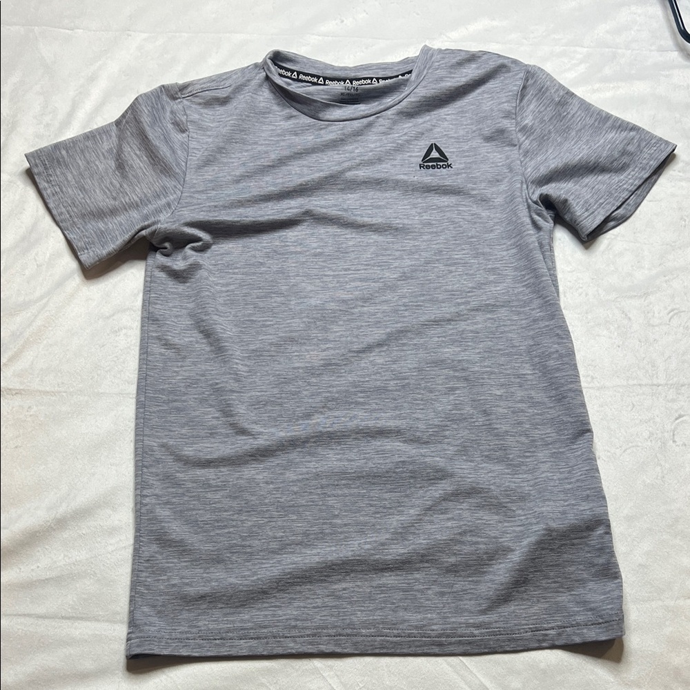 Reebok Heather Gray Crew Neck Tee